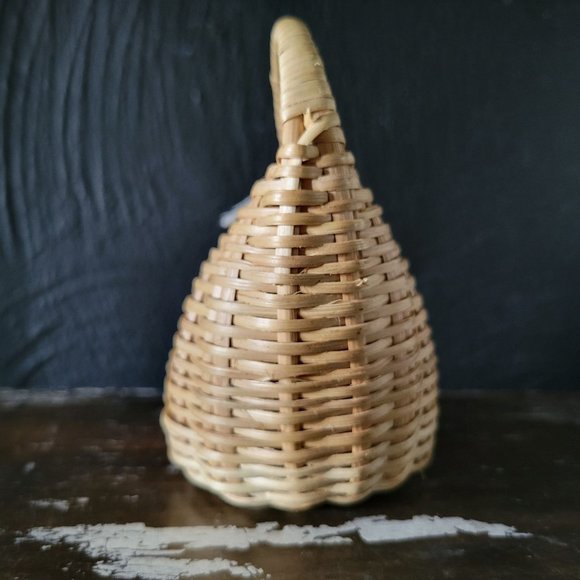 Ten Thousand Villages Rattan Rattle / Shaker - Picture 2 of 7